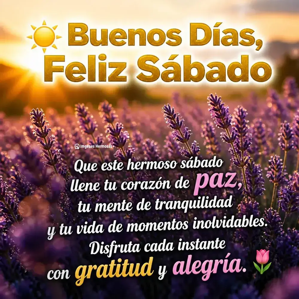 Buenos Días Sábado Bendecido Imágenes Positivas Y Alegres