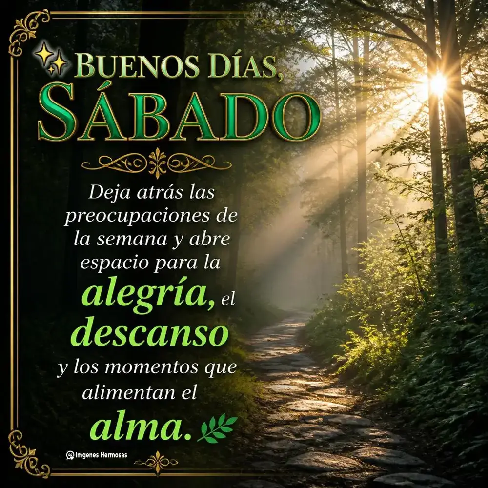 Buenos Dias Sábado Lluvioso