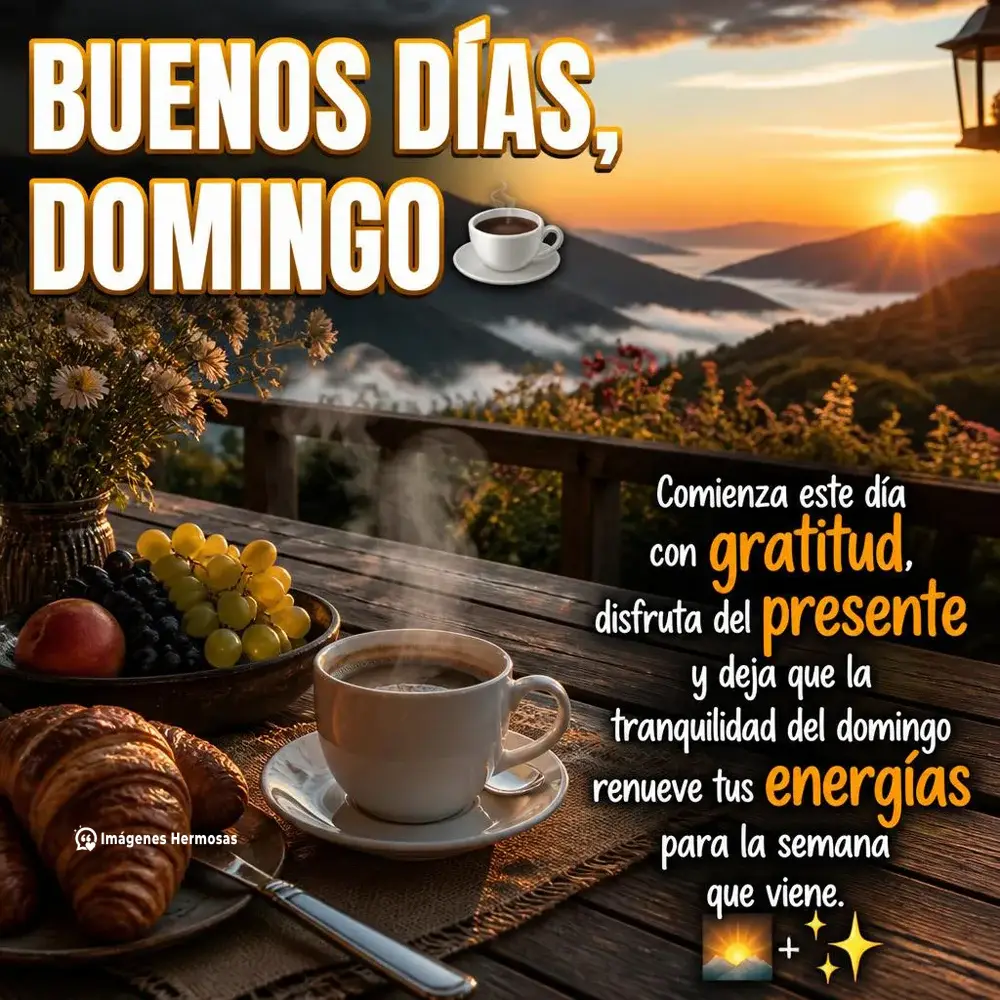 Buenos Días Domingo Frases