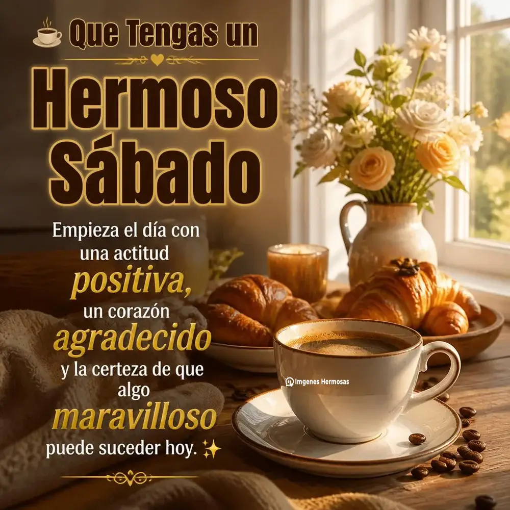 Buenos Días Sábado Bendecido