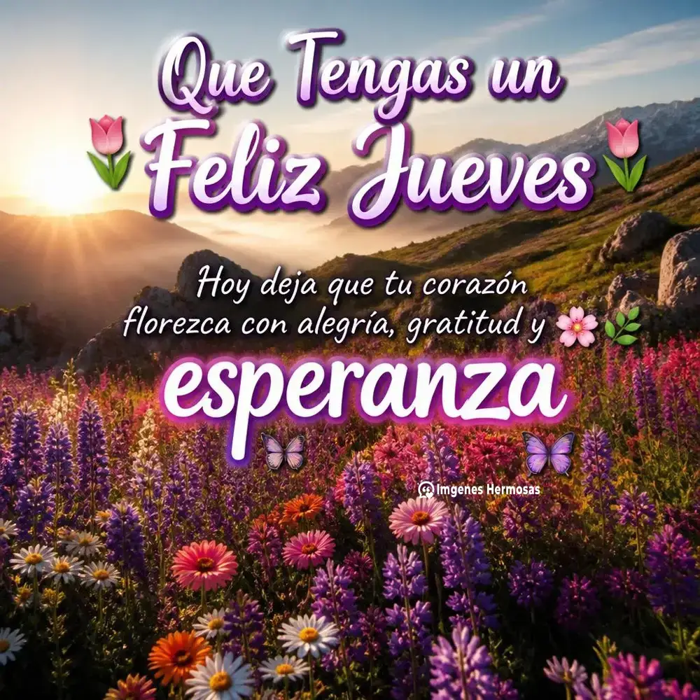 Feliz Jueves Con Flores Y Cafe