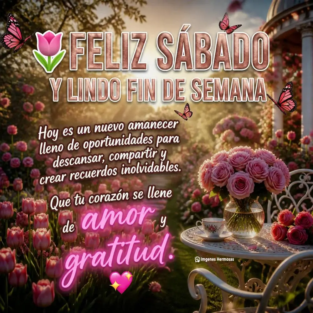 Feliz Sábado Bendiciones