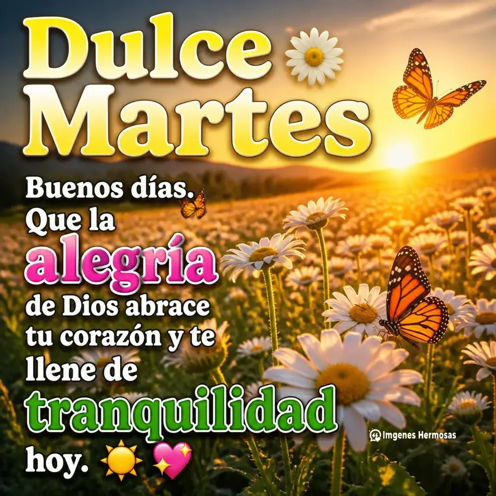 Bendecido Buenos Días Feliz Martes