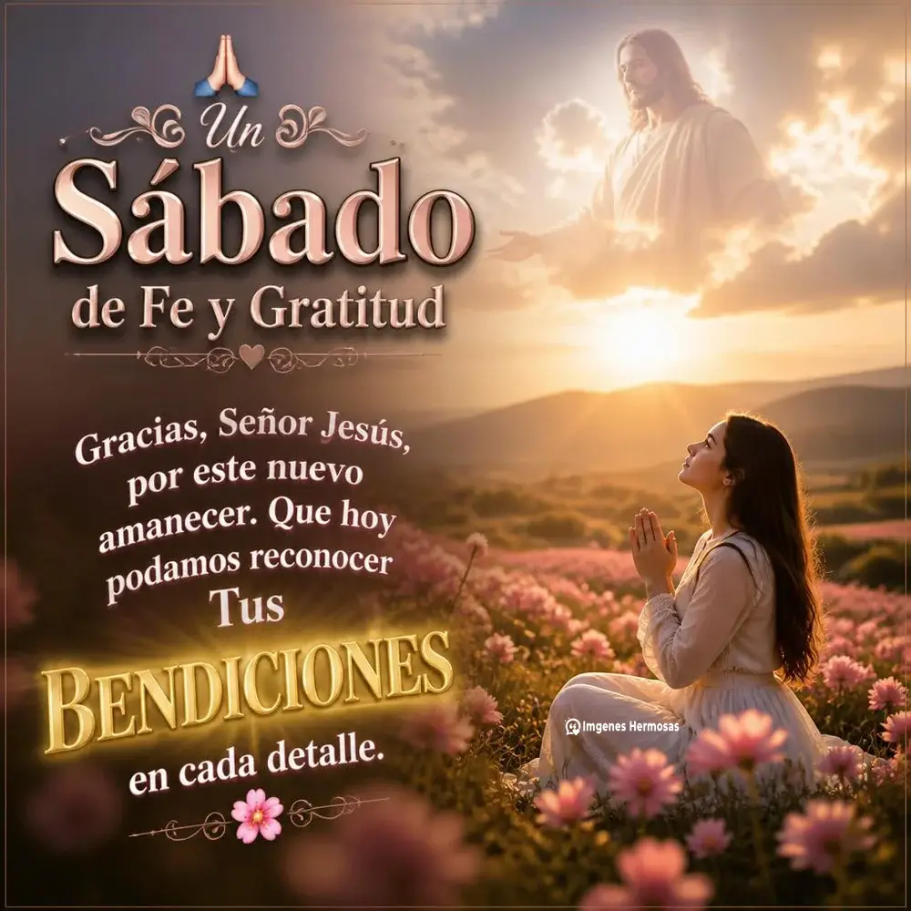 Buenos Dias Feliz Y Bendecido Sábado