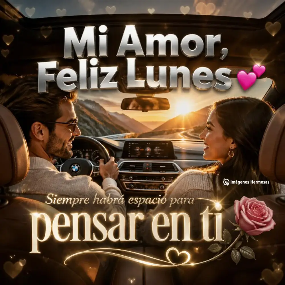 Buenos Dias Mi Amor Feliz Lunes