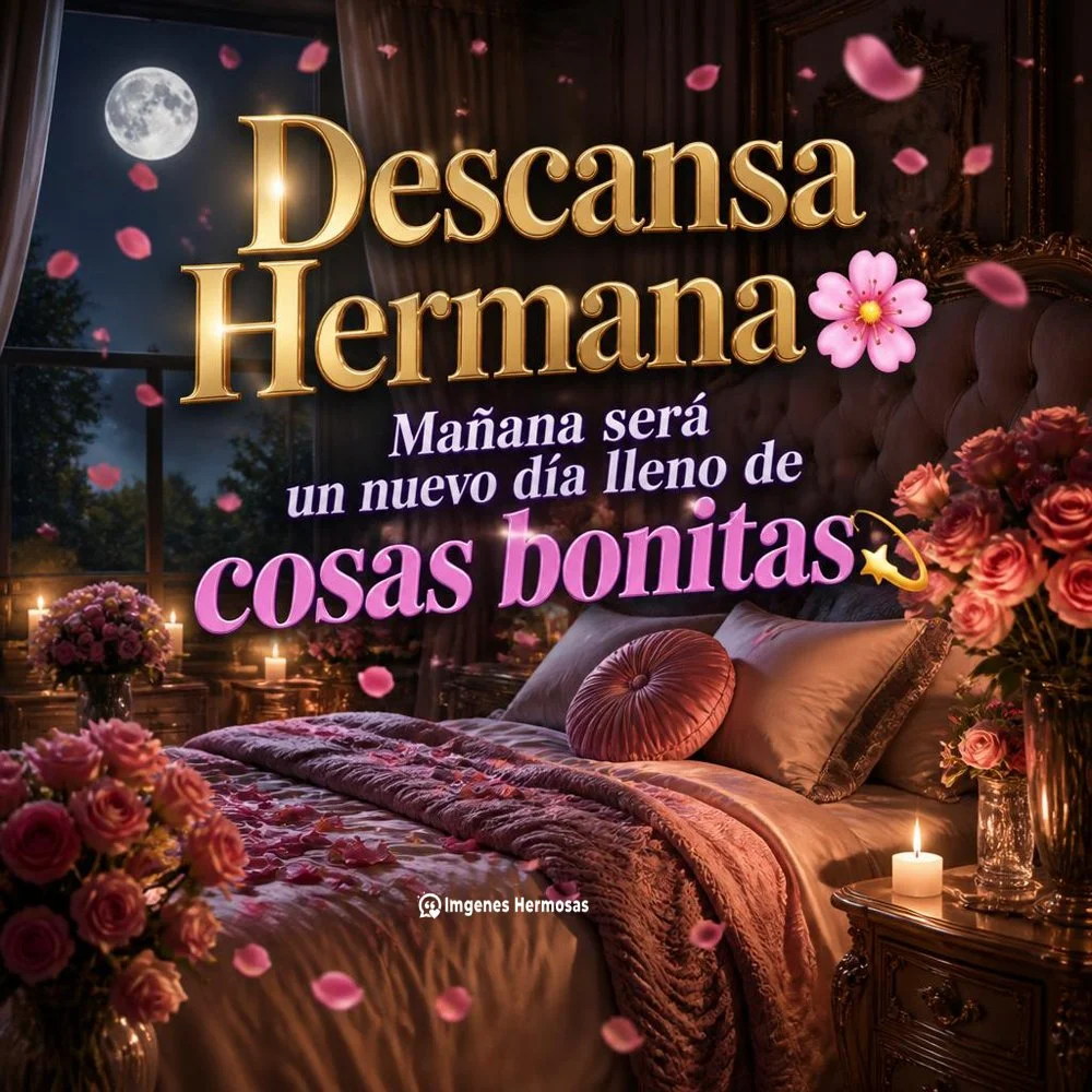 Feliz Noche Hermana Bendiciones