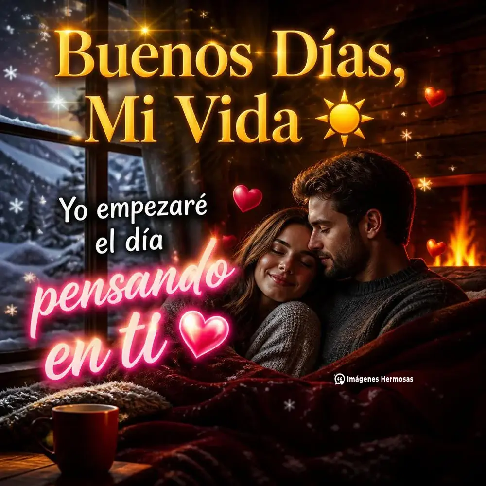 Mensajes Románticos Pareja Buenos Dias Amor