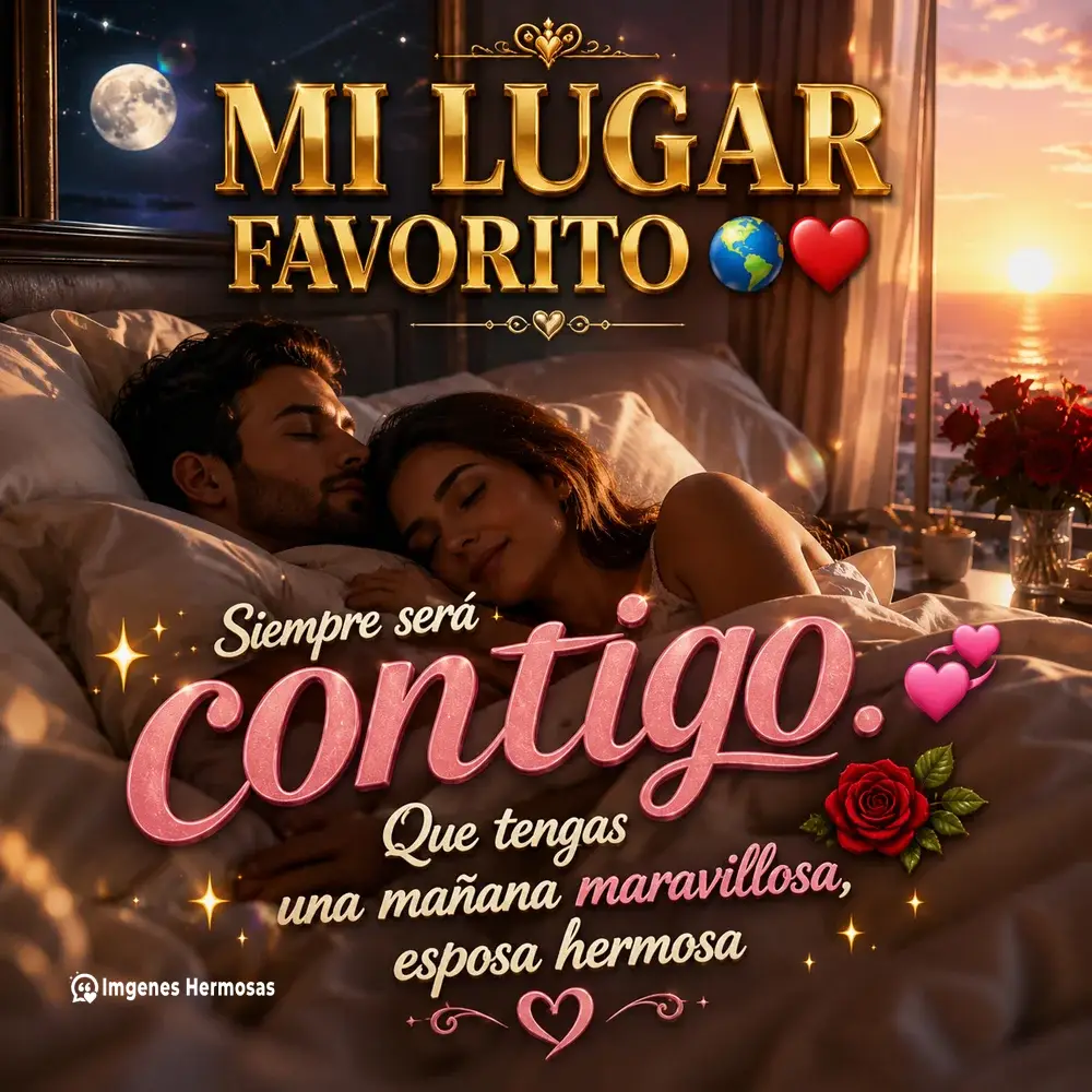 Pareja Buenos Dias Amor
