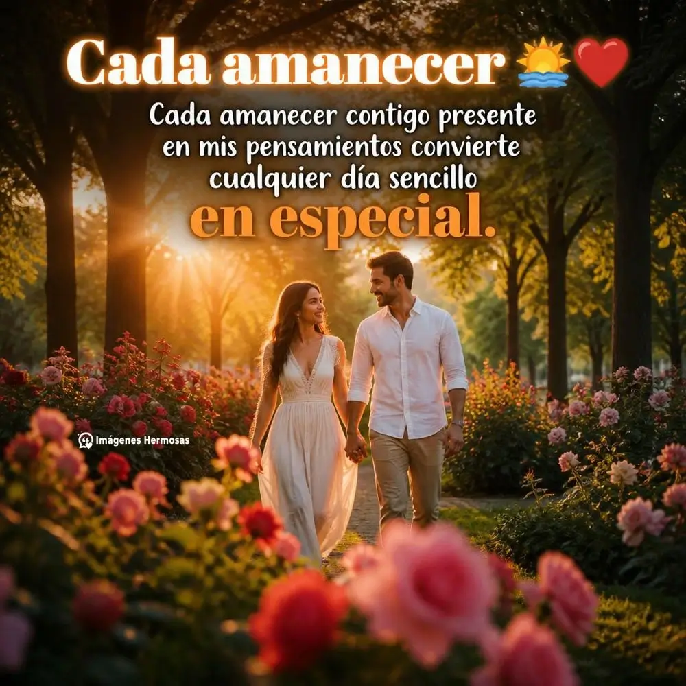 Pareja Buenos Dias Amor