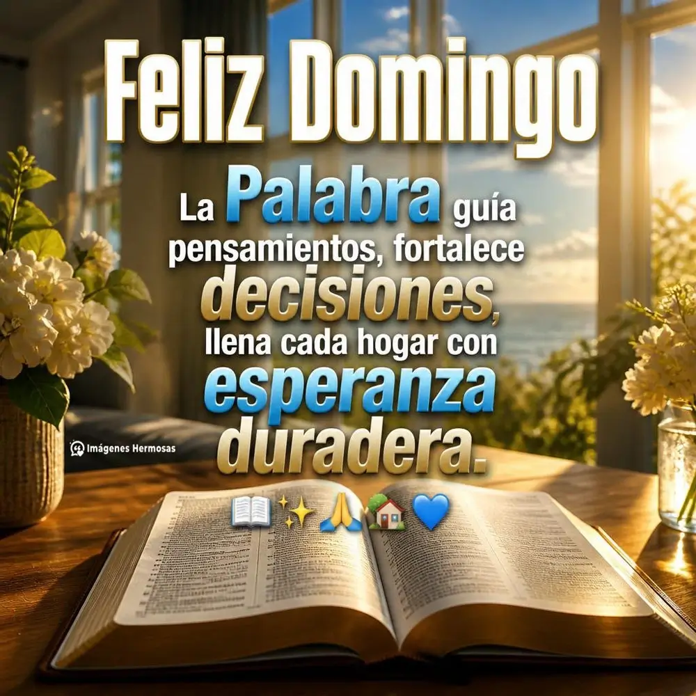 Reflexion Feliz Domingo Bendiciones