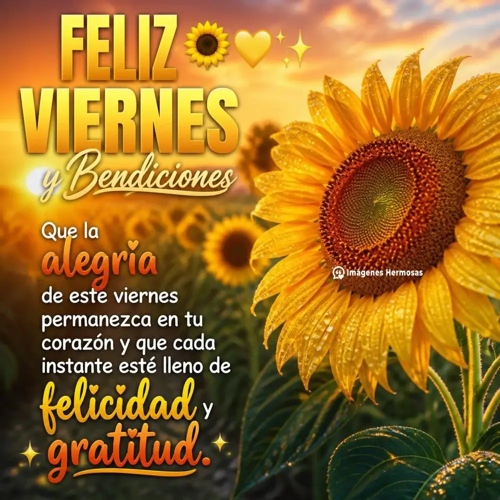 Buenos Días Viernes Positivo