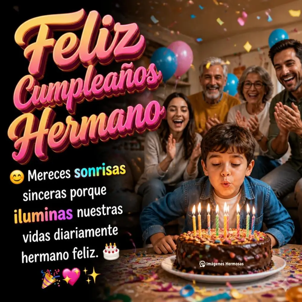 60+ Feliz Cumpleaños Hermano Te Quiero Mucho