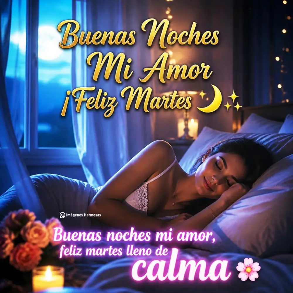 Buenas Noches Y Feliz Martes Esposa Mía