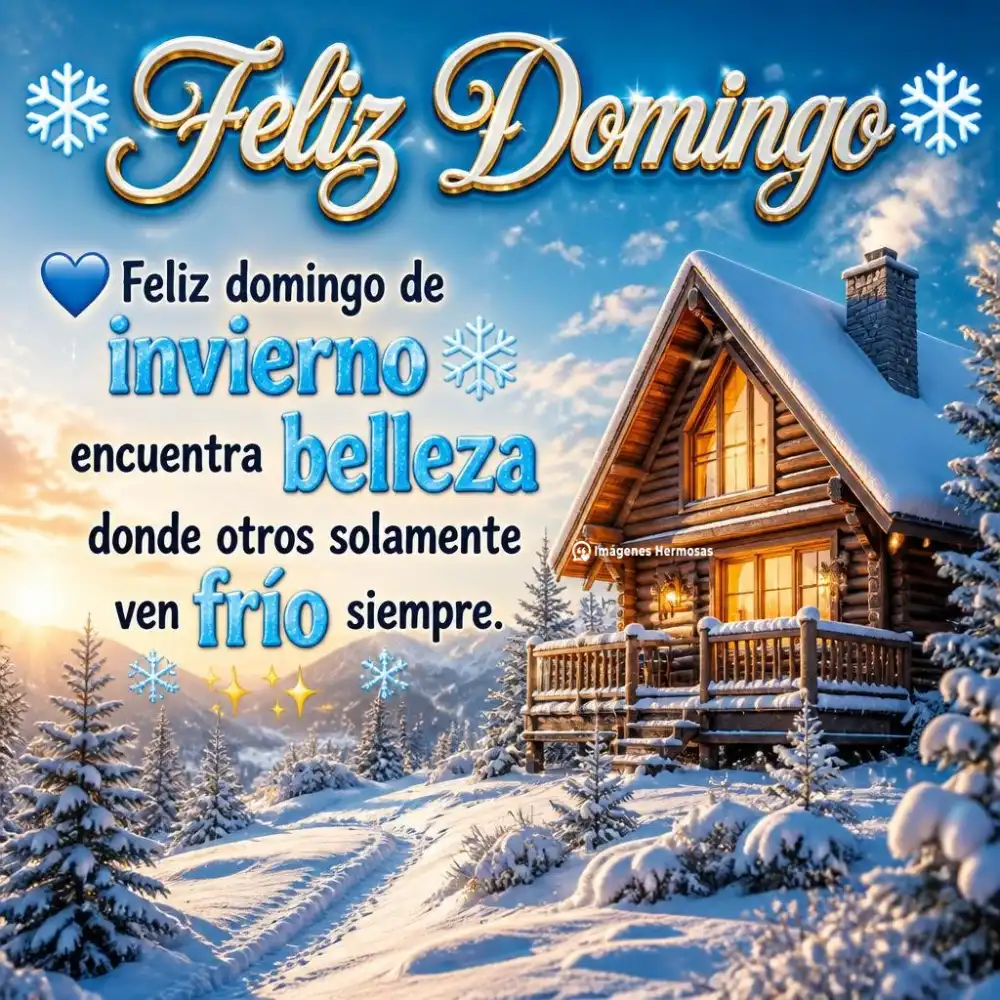 Buenos Dias Domingo Invierno