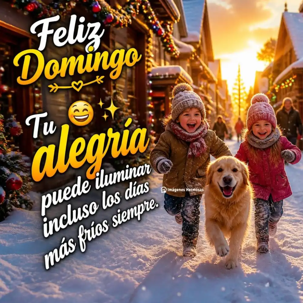 Buenos Días De Invierno Para Un Domingo Especial