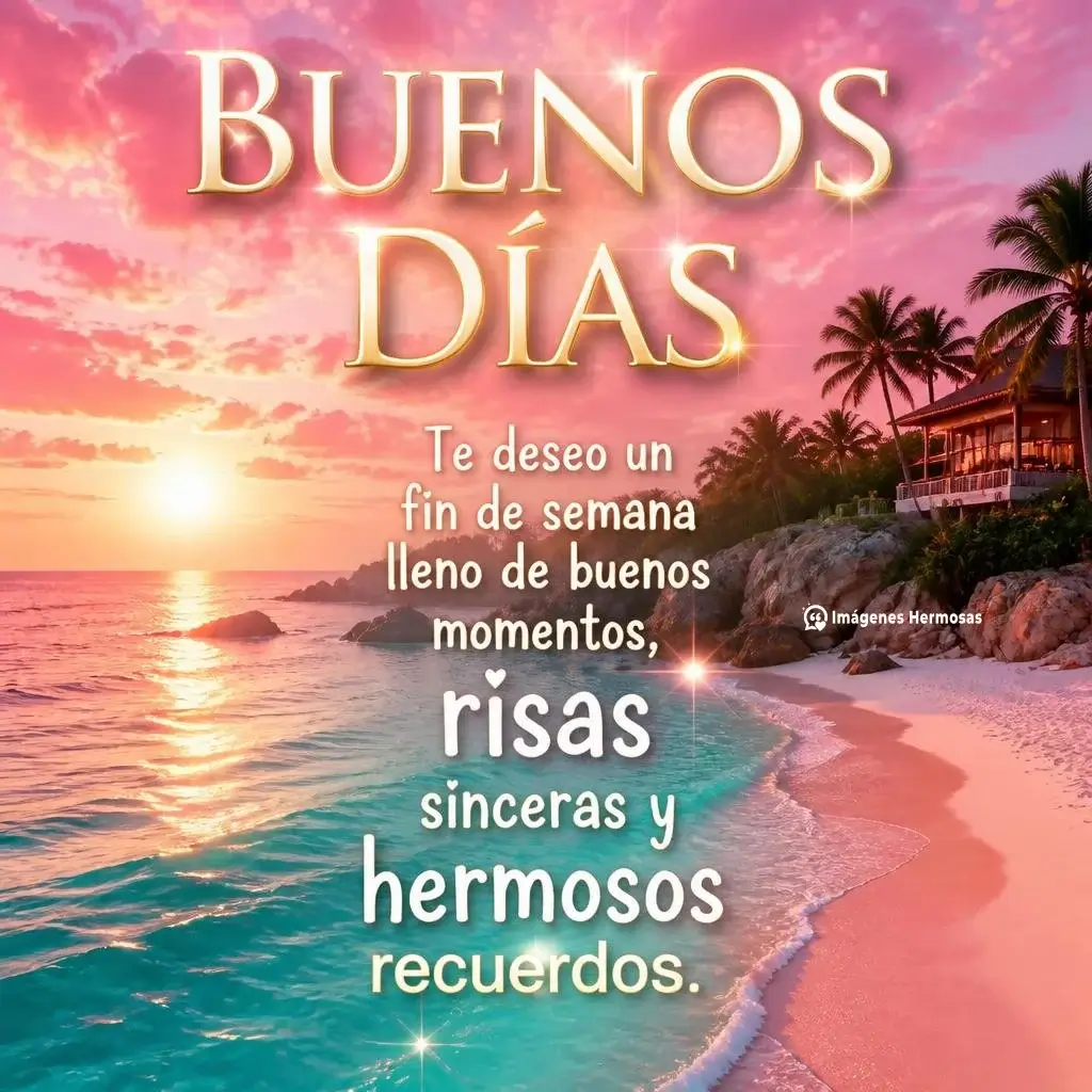 Buenos Días Feliz Fin De Semana Bendiciones