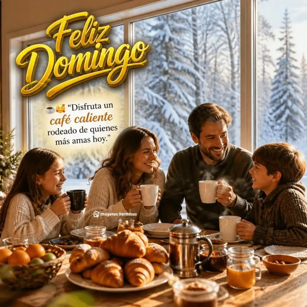 Café Saludos Buenos Dias De Invierno