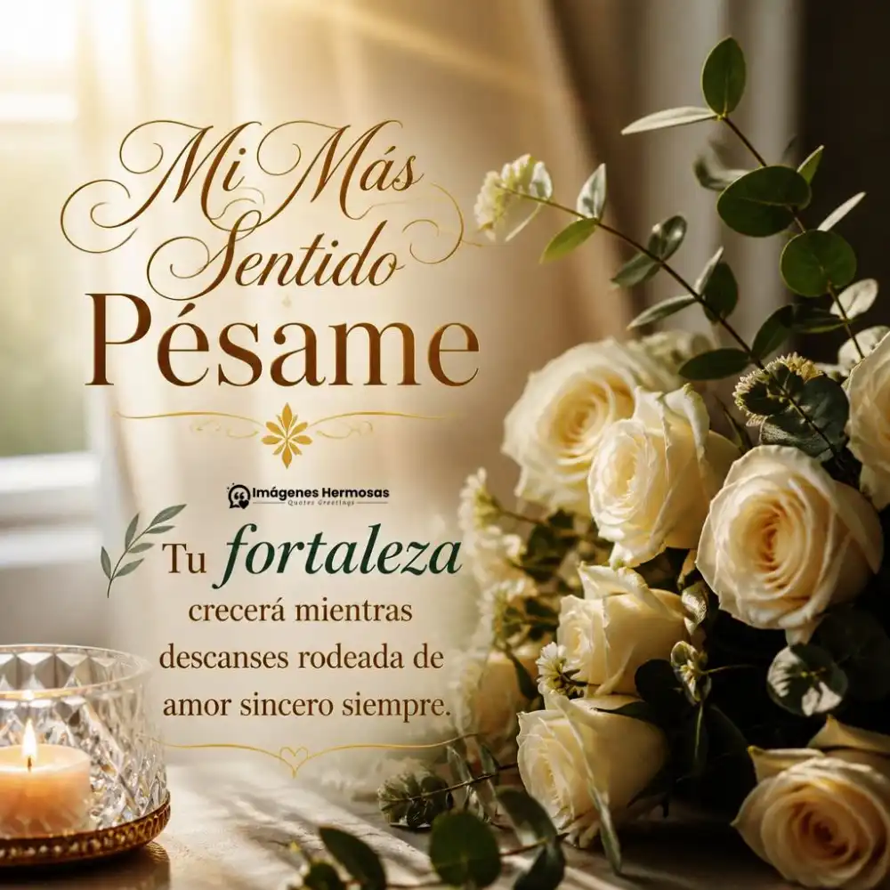 Carta De Condolencias