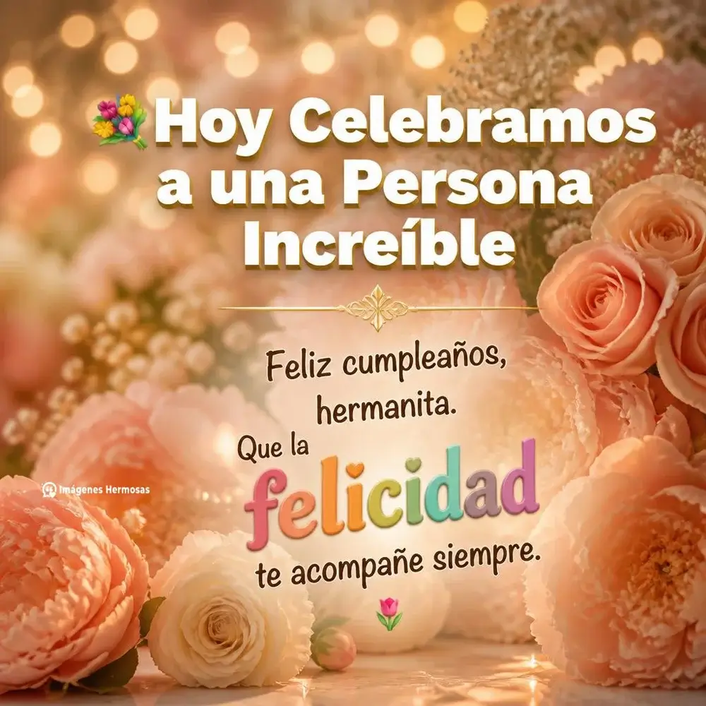 Carta Palabras Bonitas Para Una Hermana En Su Cumpleaños