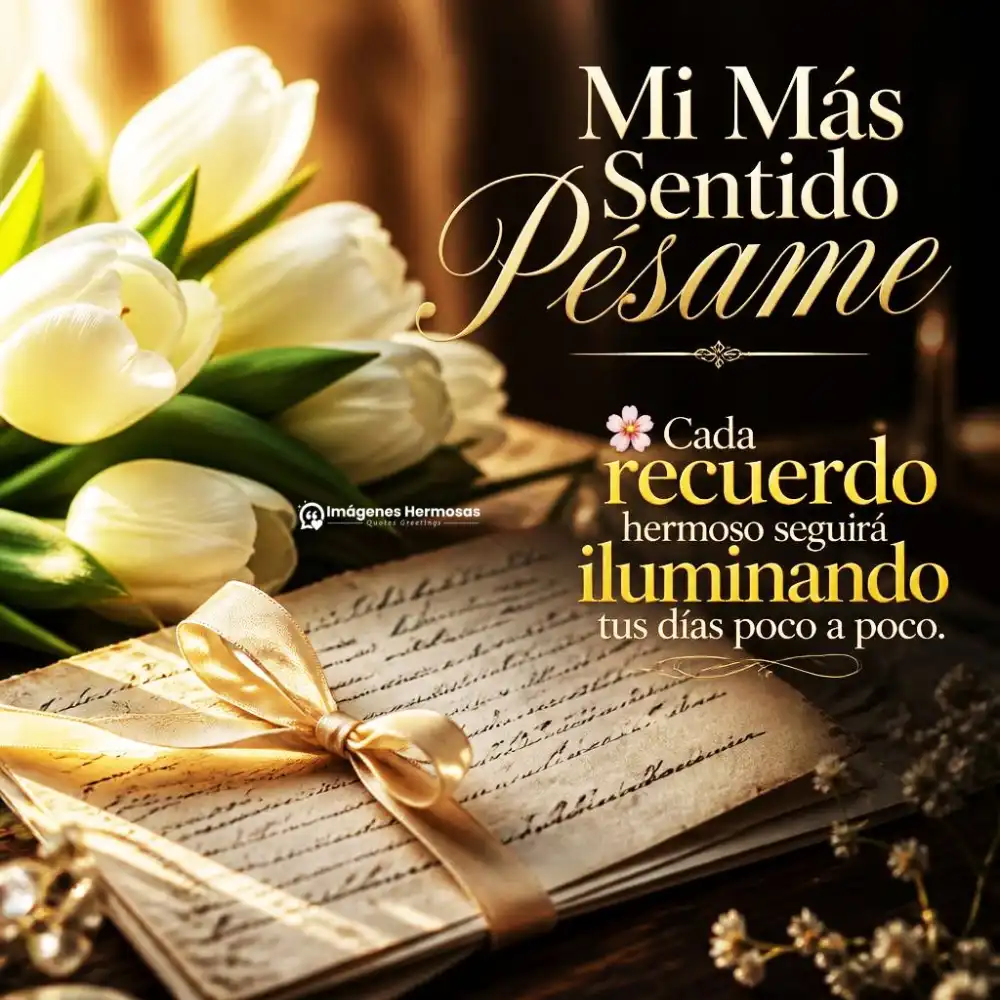 Condolencias