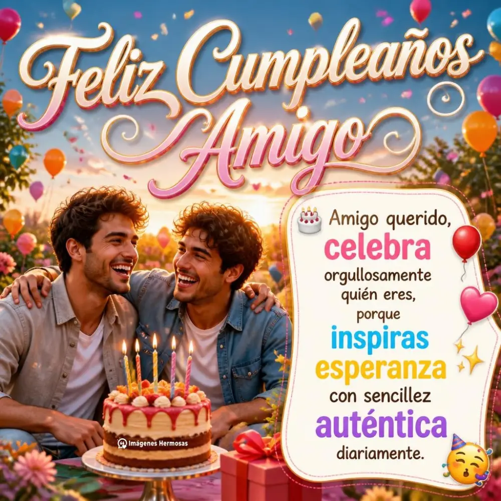 Distancia Feliz Cumpleaños Amigo