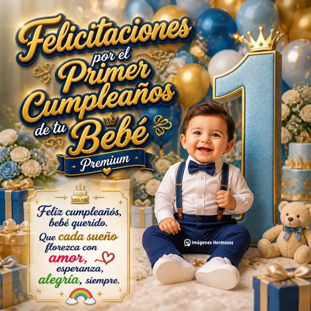 Feliz Cumpleaños 1 Niño