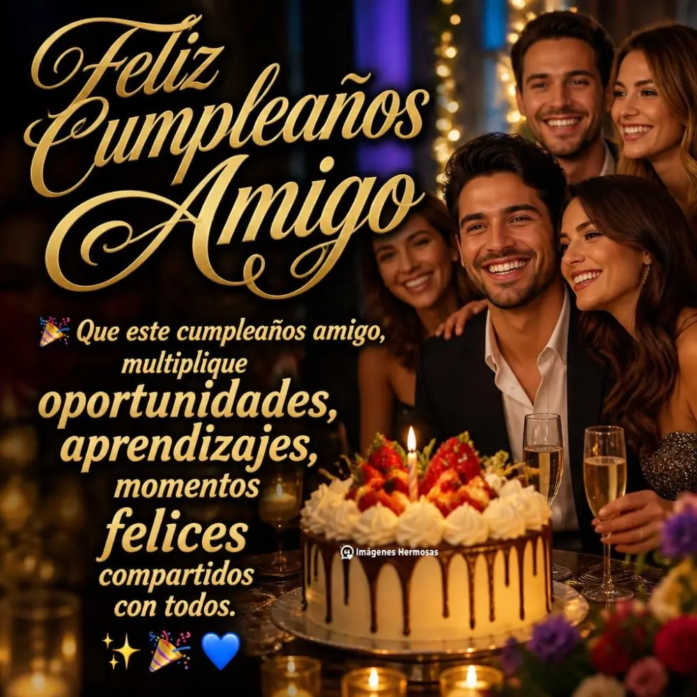 Feliz Cumpleaños Amigo Mensaje Especial Que Siempre Inspira