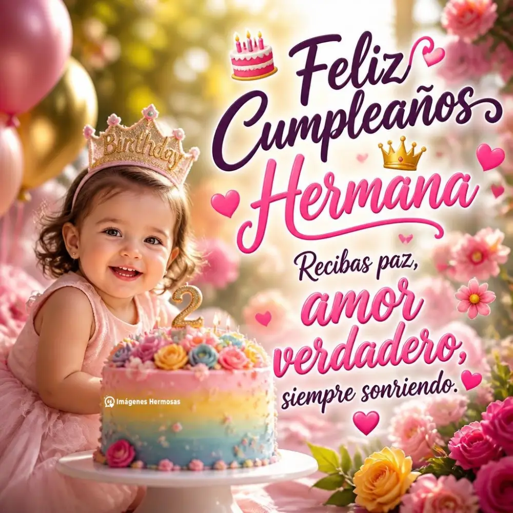 Feliz Cumpleaños Hermana Mayor