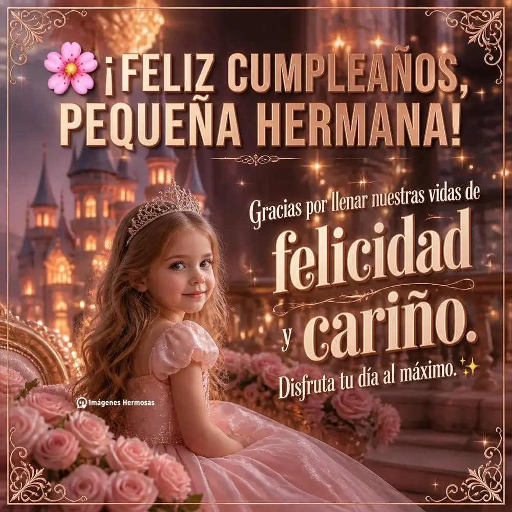 Feliz Cumpleaños Hermana Con Deseos De Dios Y Amor
