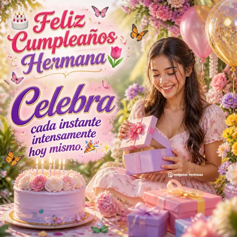 Feliz Cumpleaños Hermana