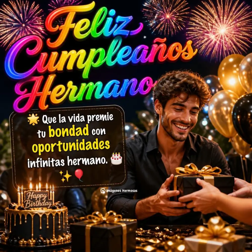 Feliz Cumpleaños Hermano Desde La Distancia