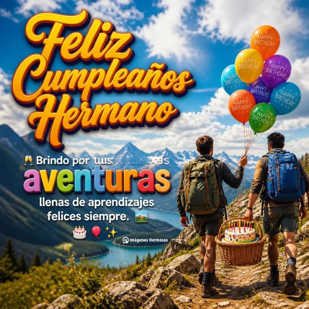 Feliz Cumpleaños Hermano Dios Te Bendiga