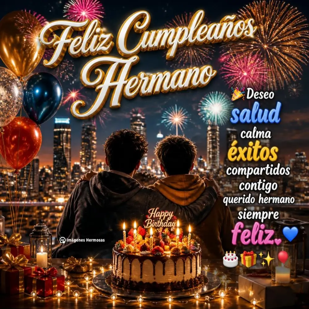 Feliz Cumpleaños Hermano Frases Cortas