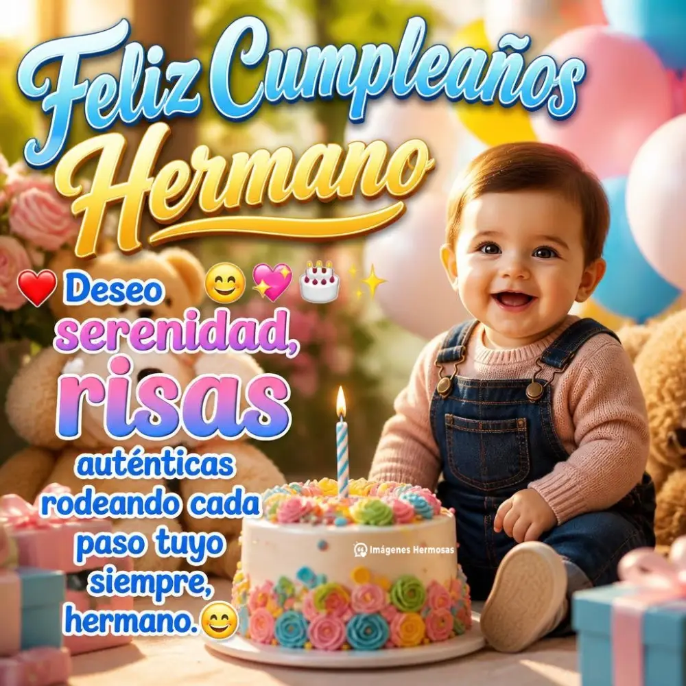 Feliz Cumpleaños Hermano Frases
