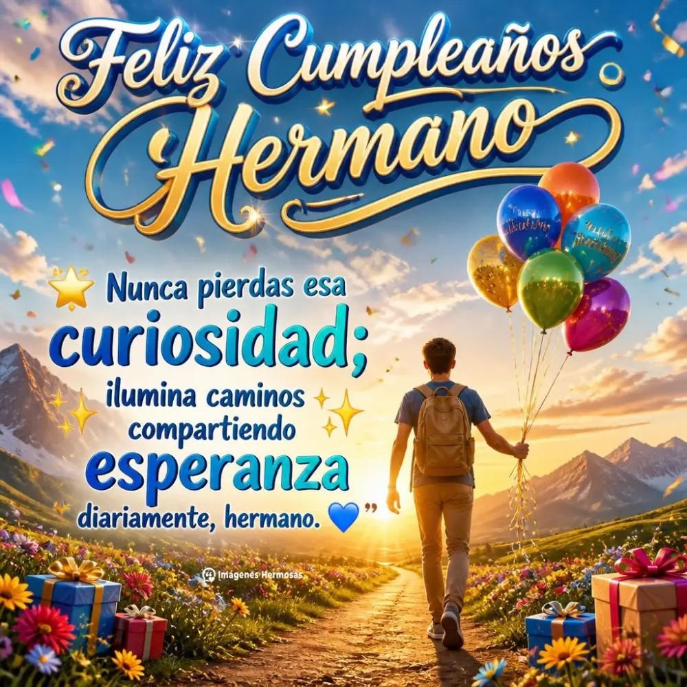 Feliz Cumpleaños Hermano Pinterest