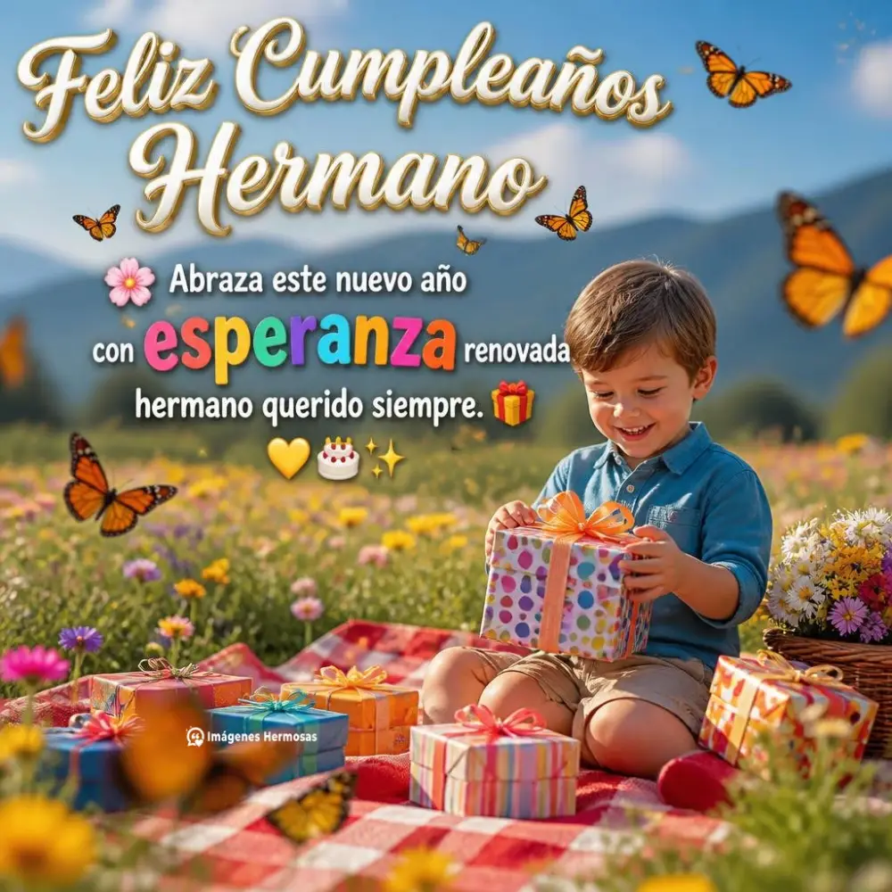 Feliz Cumpleaños, Hermano Querido Frases