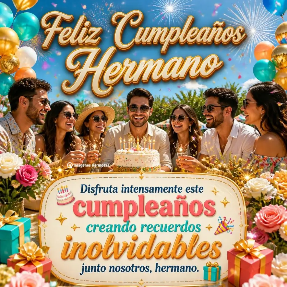 Feliz Cumpleaños Para Mi Hermano