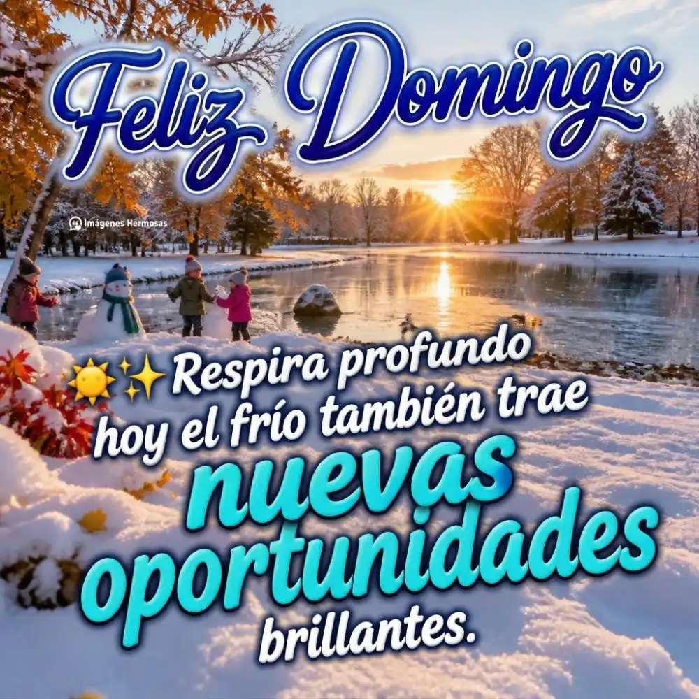 Feliz Domingo Frio Pinterest