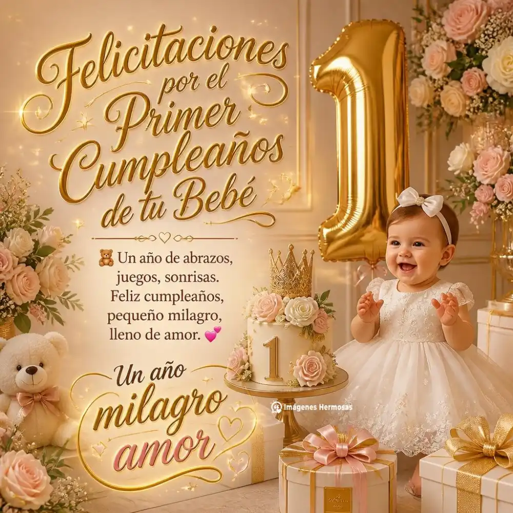 Feliz Primer Añito Hijo Frases