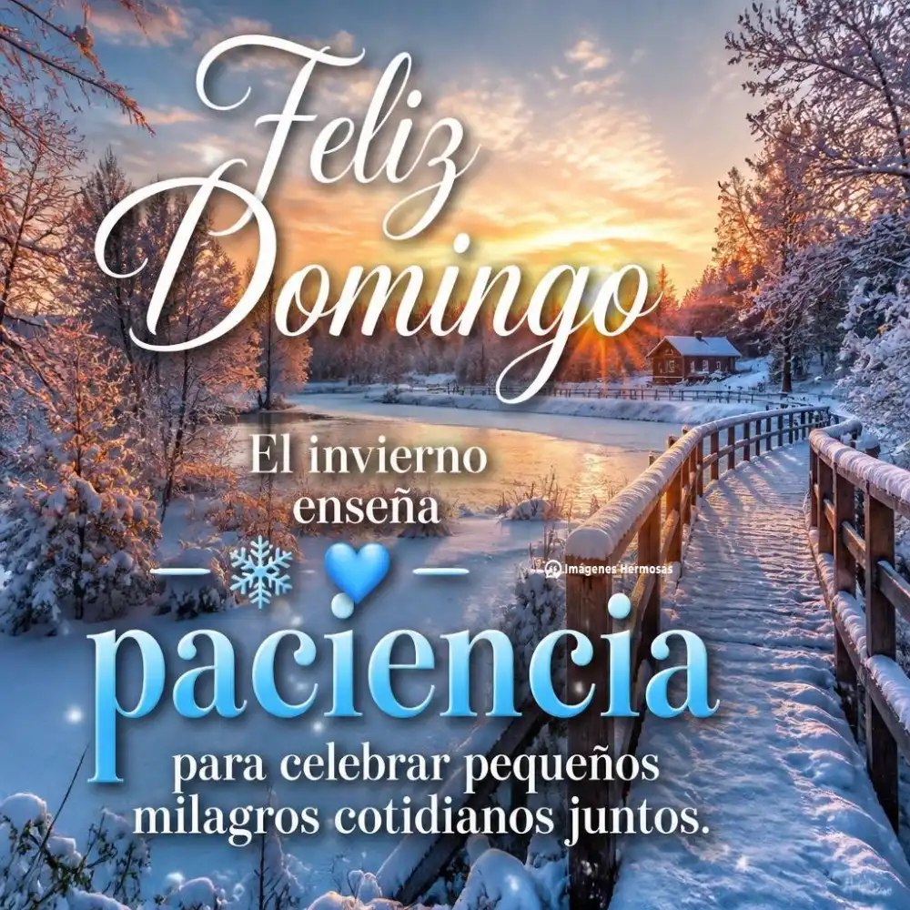 Feliz Saludos Buenos Dias De Invierno
