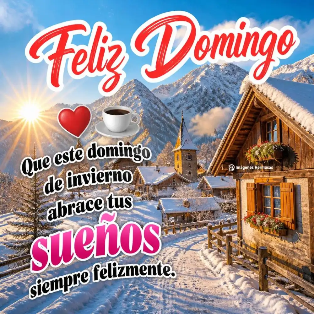 Invierno Buenos Dias Feliz Domingo Frio