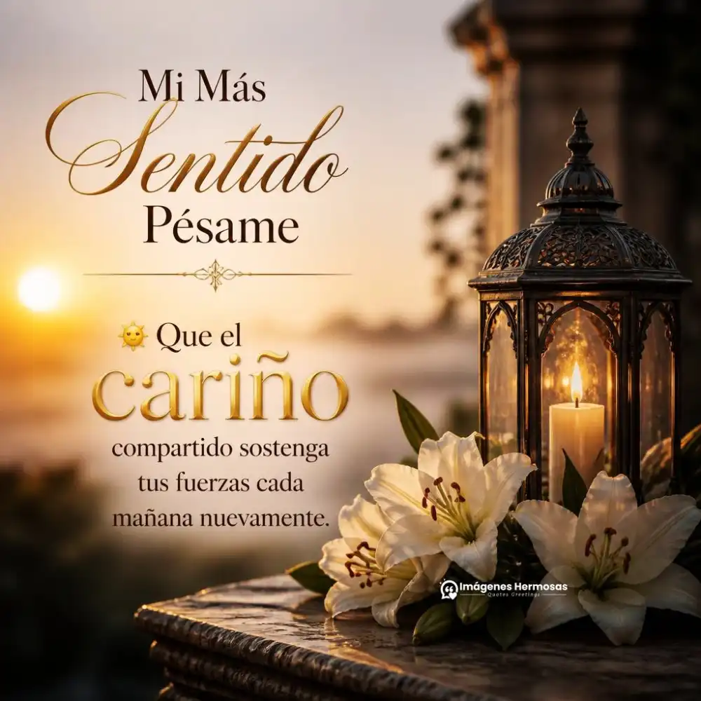 Mensajes De Pesame Y Apoyo