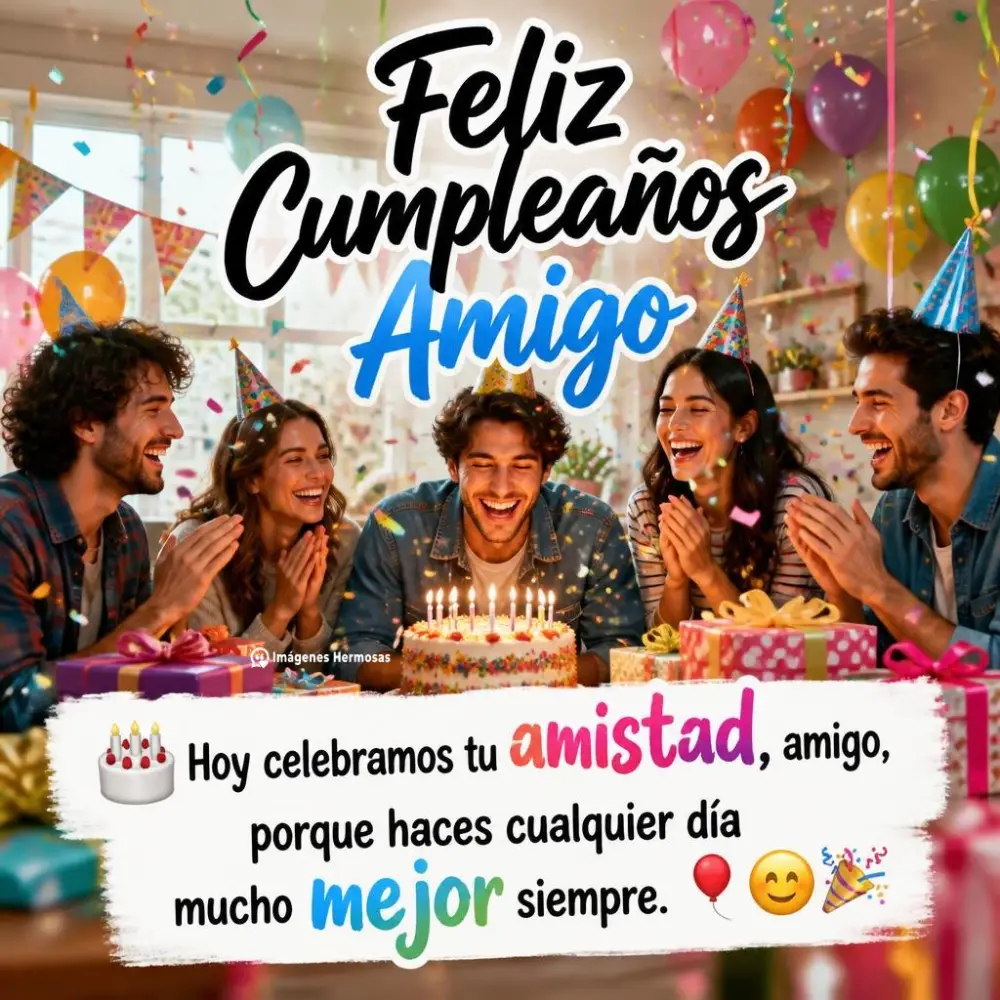 Mensajes De Cumpleaños Para Amigo Con Palabras De Corazón