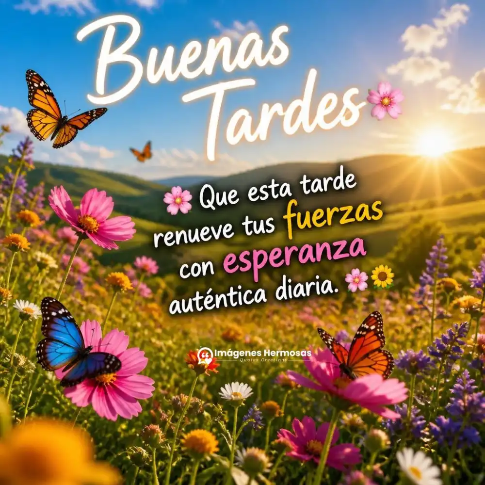 Saludos De Buenas Tardes Con Frases Positivas