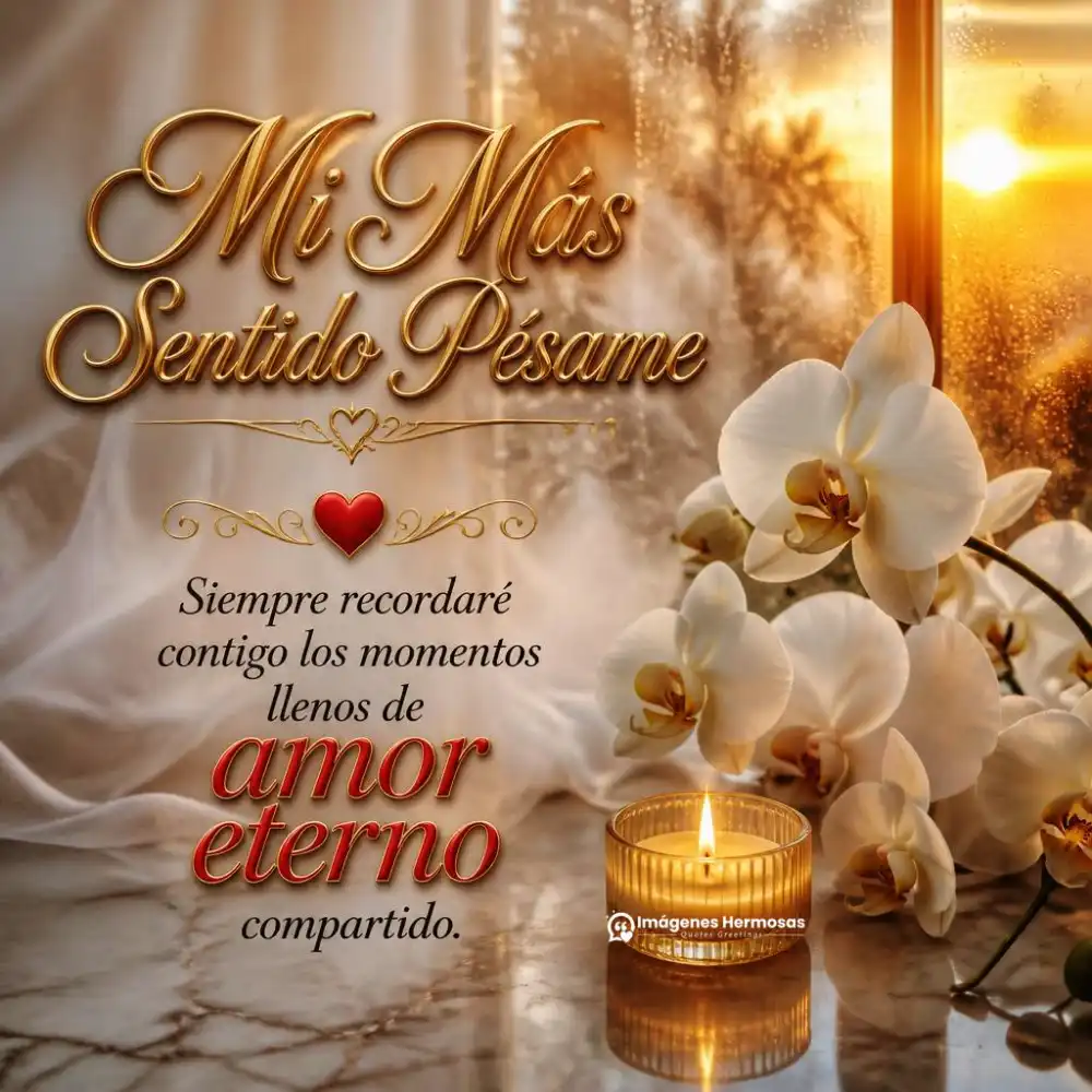 Sentido Pésame Amiga