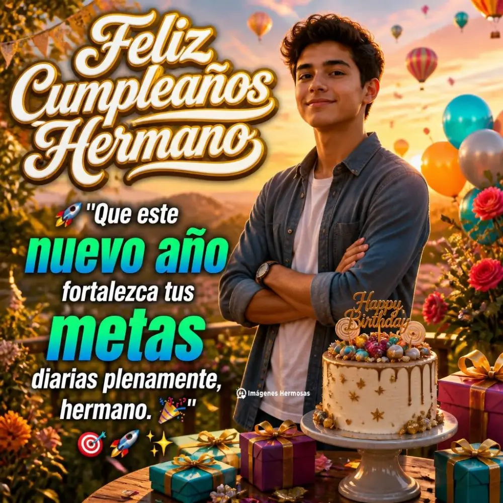 Te Quiero Feliz Cumpleaños Hermano