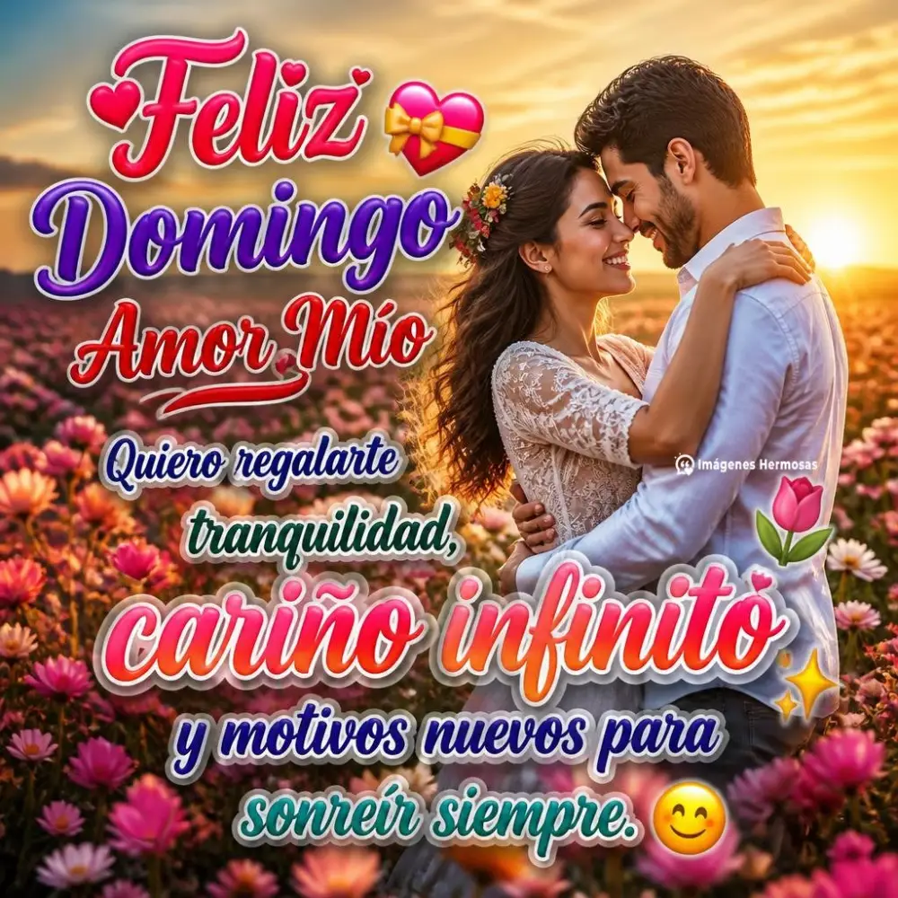 Feliz Domingo Amor Mio Te Amo