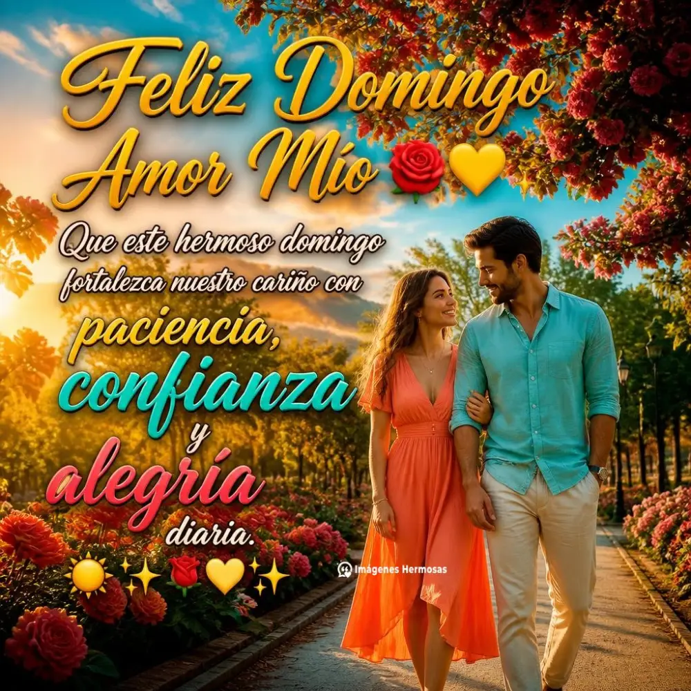 Feliz Domingo Mi Amor Te Amo