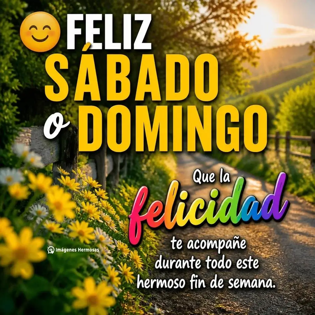 Feliz Finde Buenos Dias