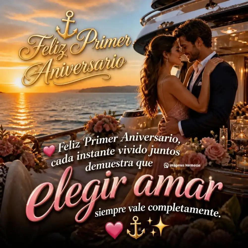 Pareja Feliz Aniversario De Boda